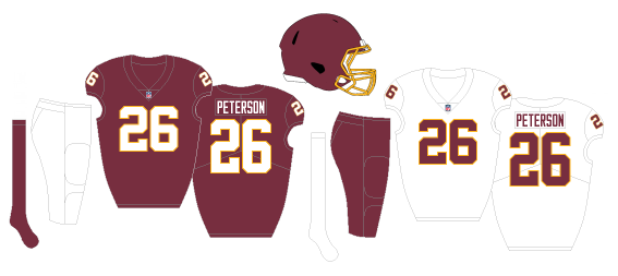 Washington NFL temporary uniforms - Concepts - Chris Creamer&#039;s Sports